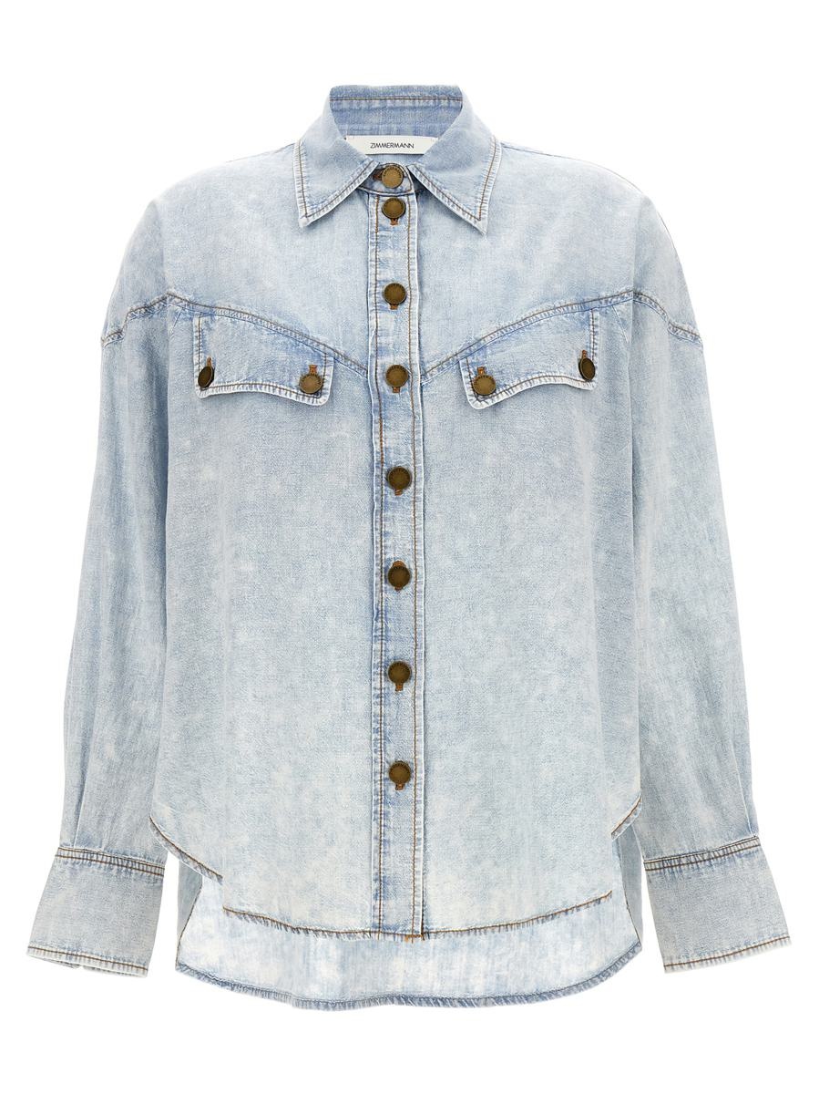 Zimmermann ZIMMERMANN DENIM SHIRT - 1