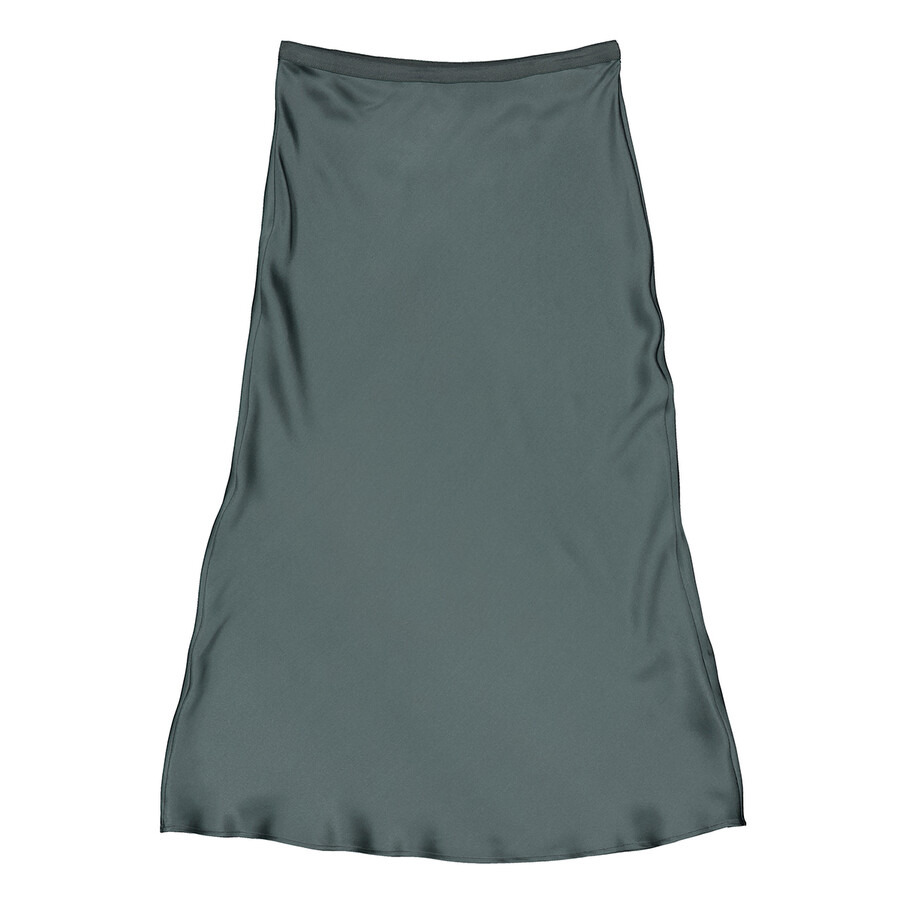 Anine Bing High-Waist Bar Silk Skirt - 4