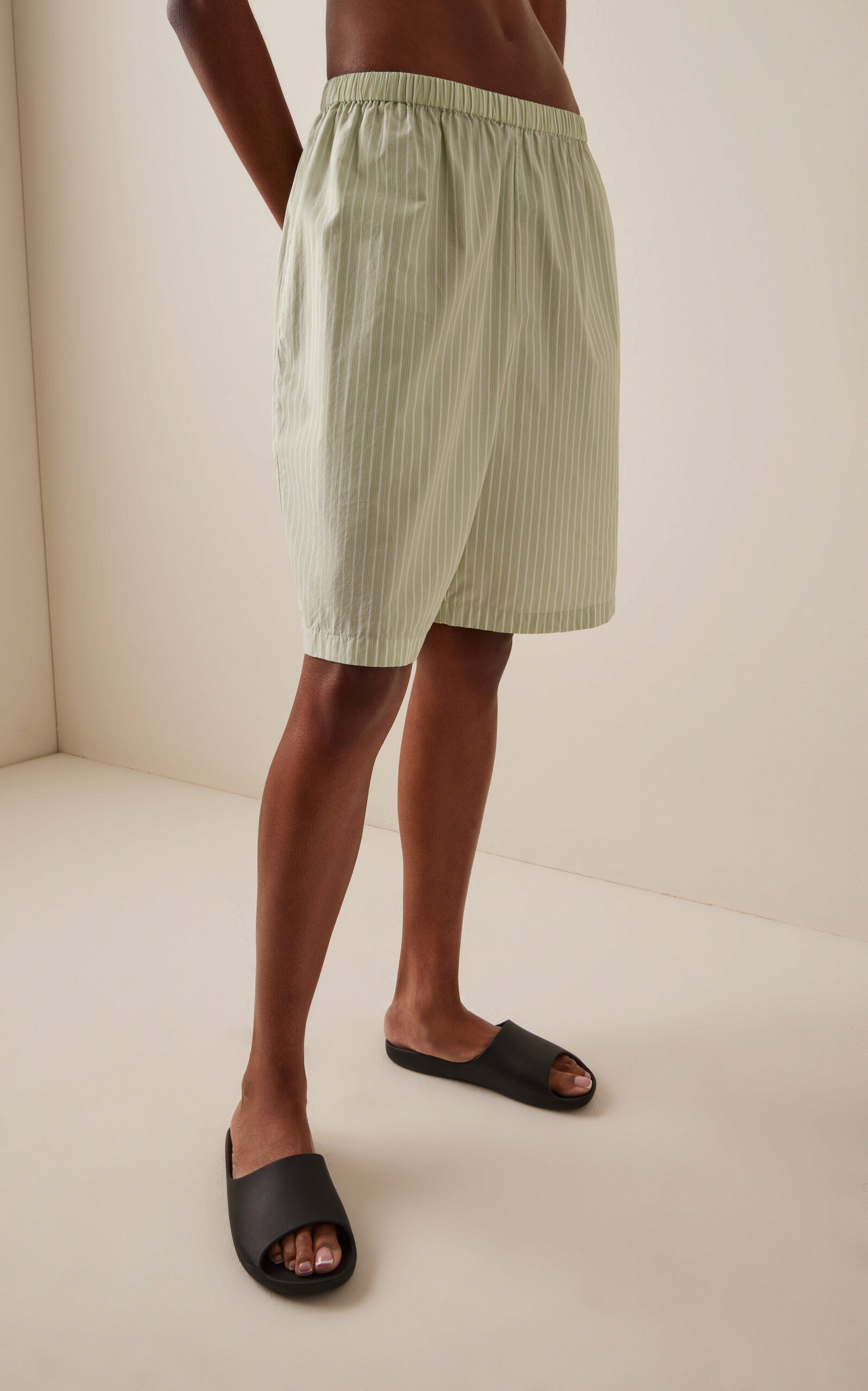 Zinnia Cotton Poplin Short green - 3