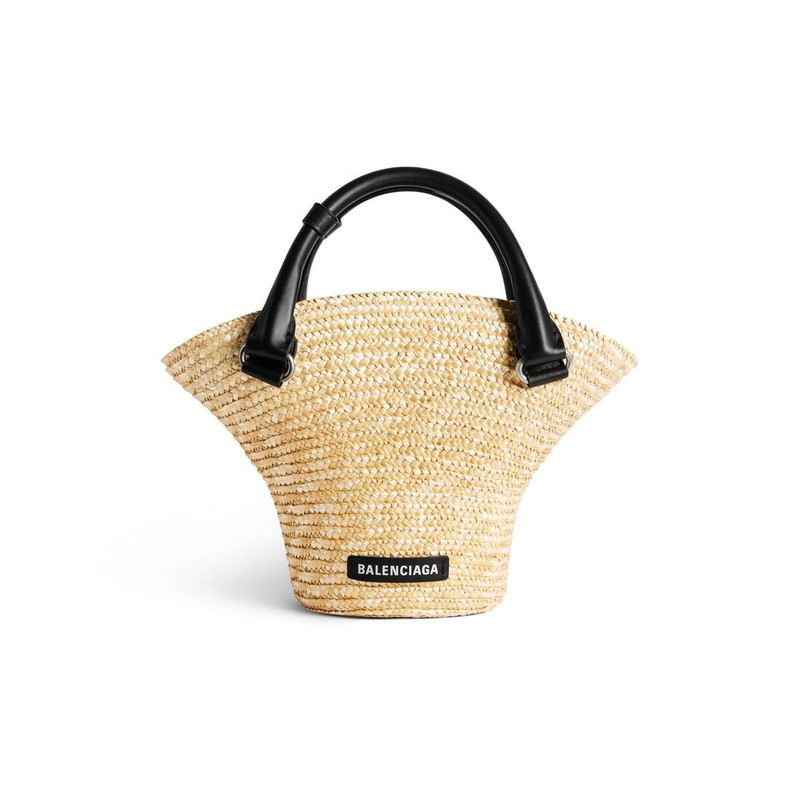 Women's Beach Bag Mini Tote in Natural - 1