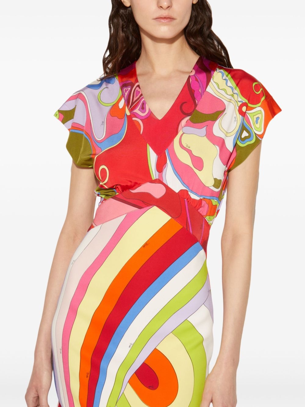 iride-print dress - 5
