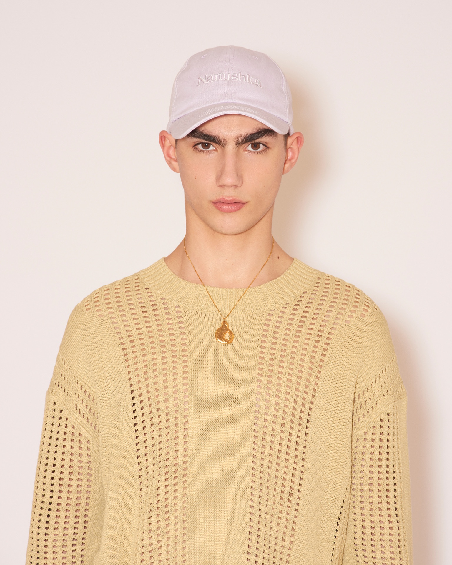 JACE - Paper crochet top - Pale olive - 5