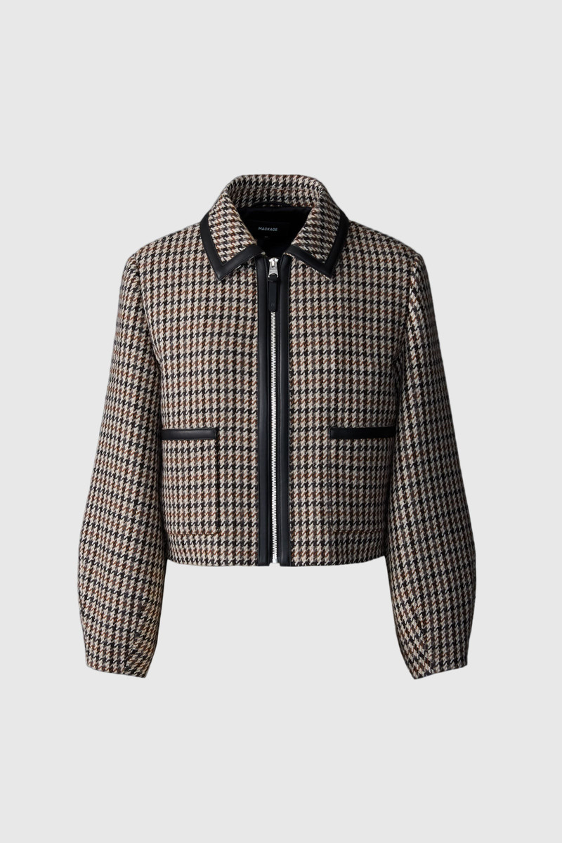 SOLANA-HT Heritage Plaid Short Jacket 1