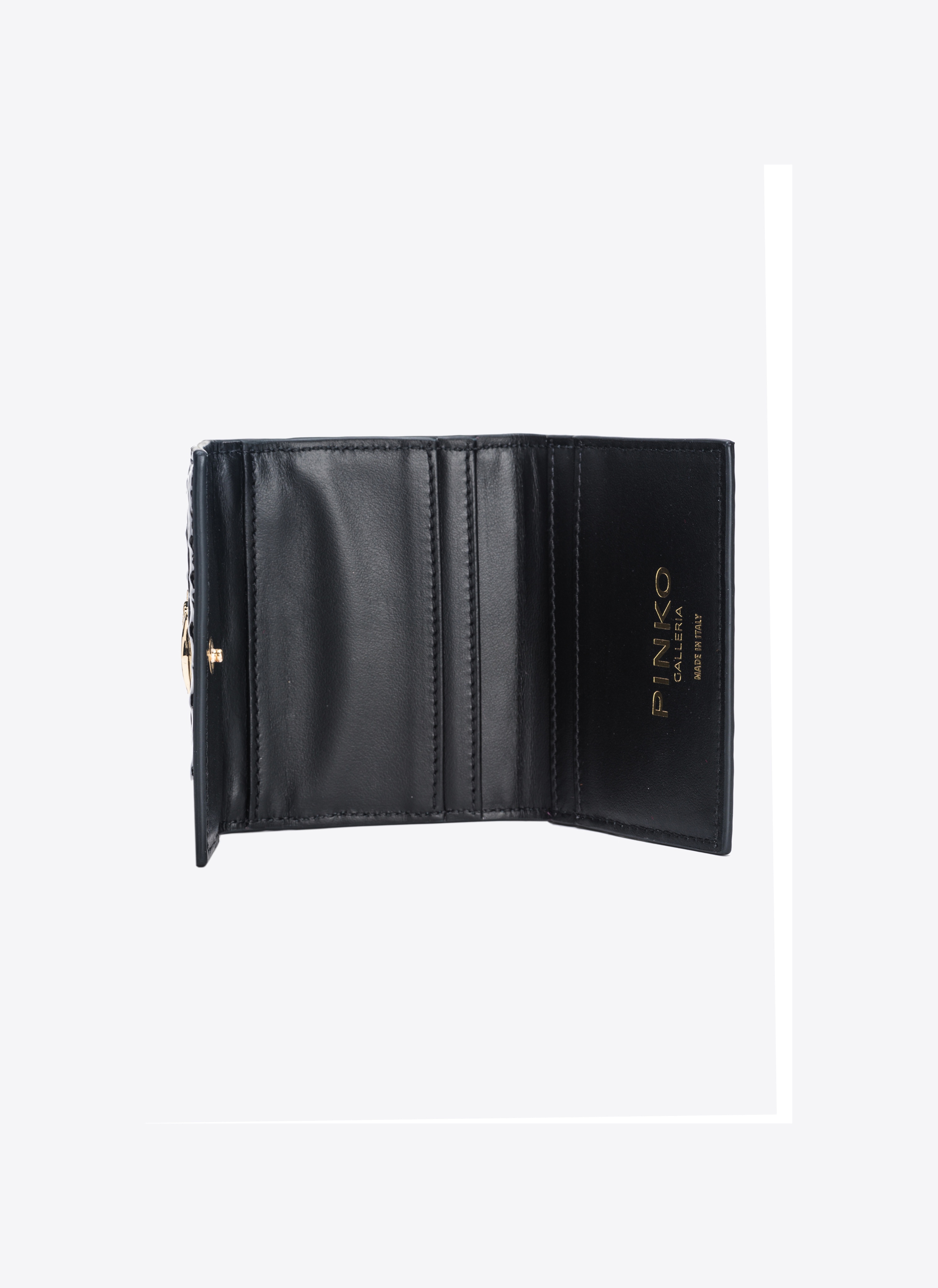 PINKO GALLERIA CROC-PRINT SMALL WALLET - 6