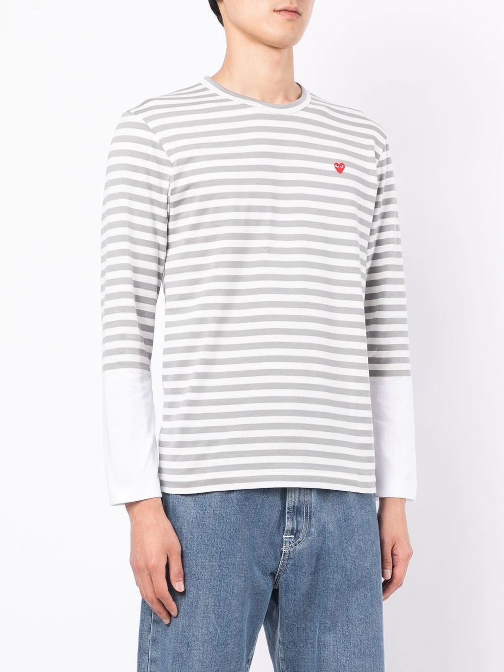 long-sleeve striped T-shirt - 3