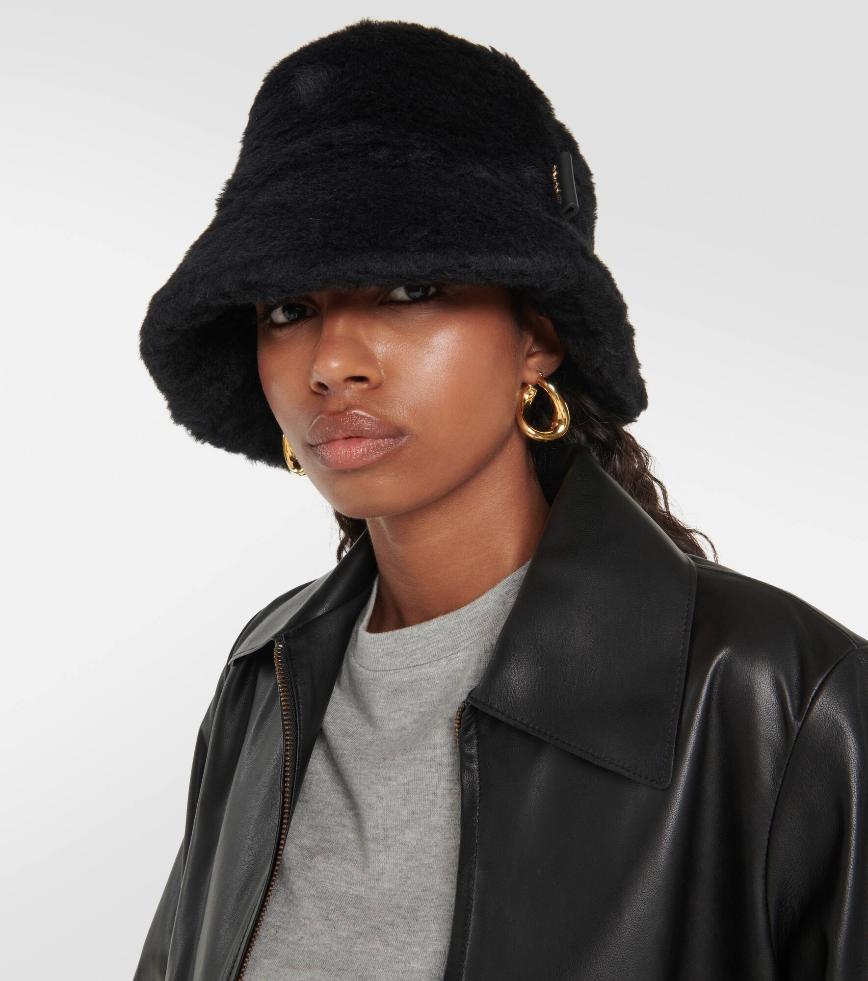 Figura alpaca, wool, and silk bucket hat - 2