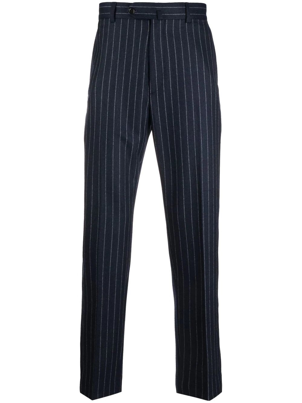 tapered pinstripe-print trousers - 1