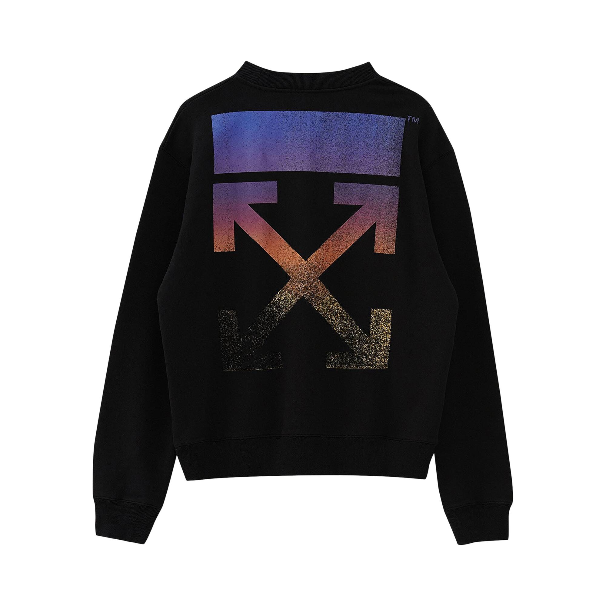 Off-White Degrade Arrow Slim Crewneck 'Black/Multicolor' - 2