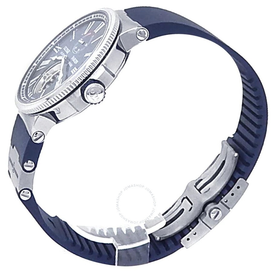 Pre-owned Ulysse Nardin Marine Tourbillon Blue Dial Men's Watch 1283-181-3/e3 - 2