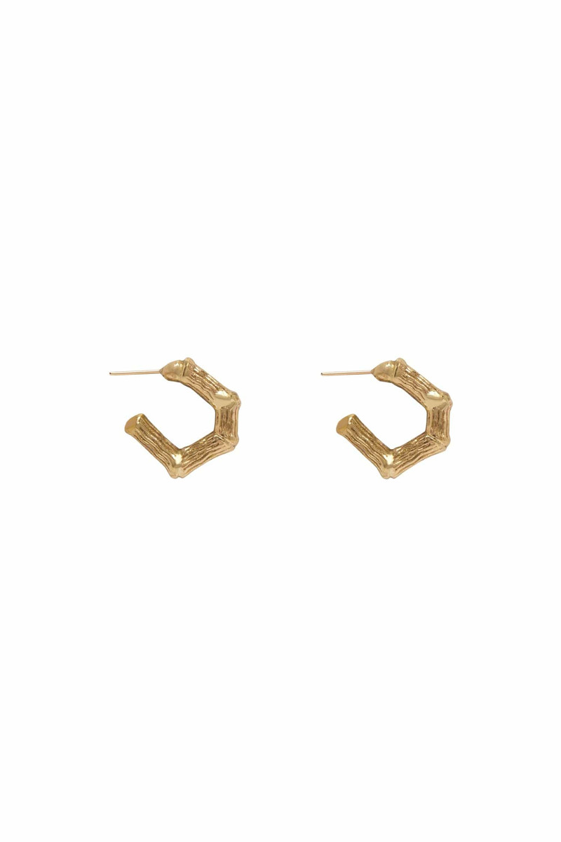 Team Spirit Bamboo Hoop Earrings 1