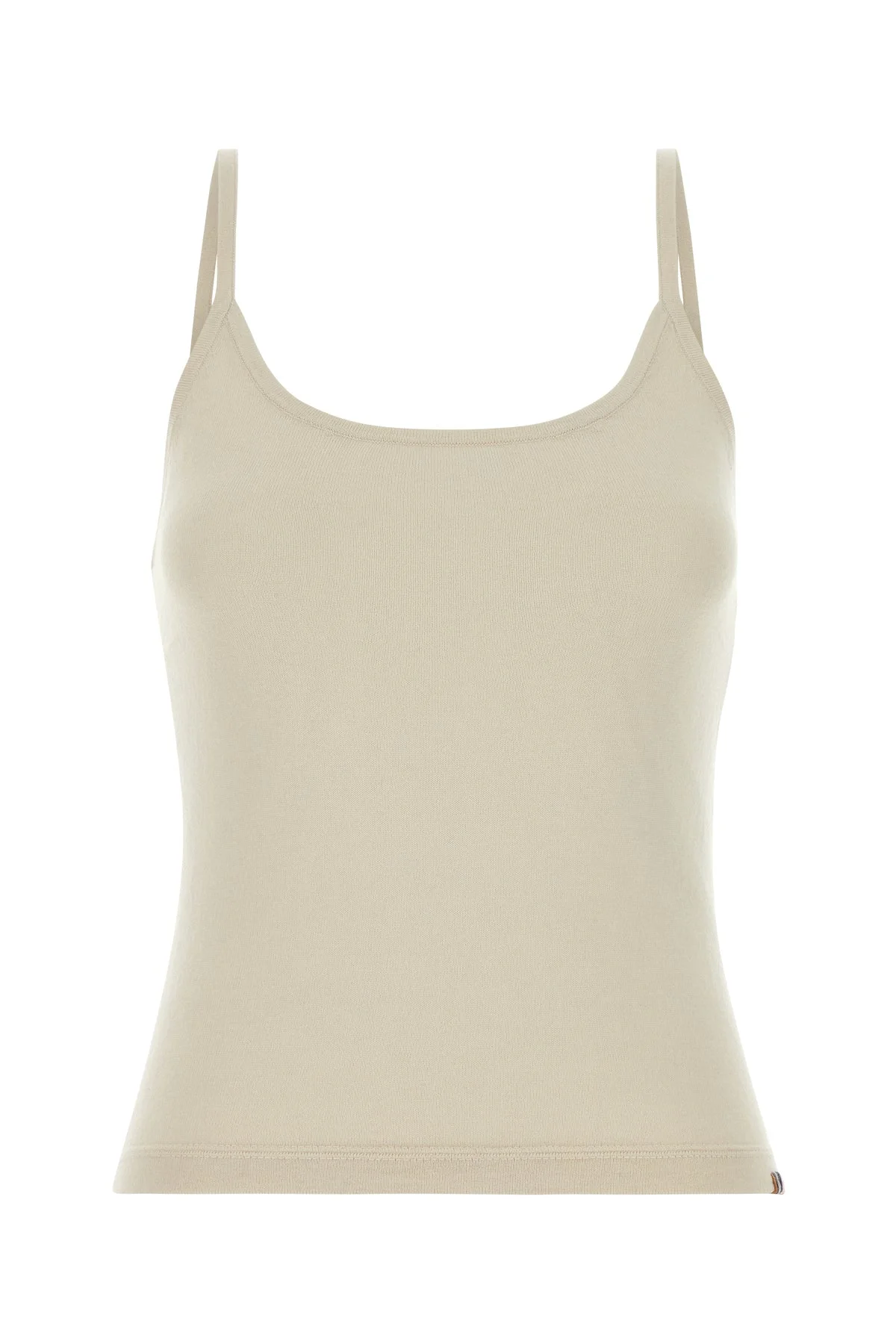 Ivory cotton blend Britney tank top - 1