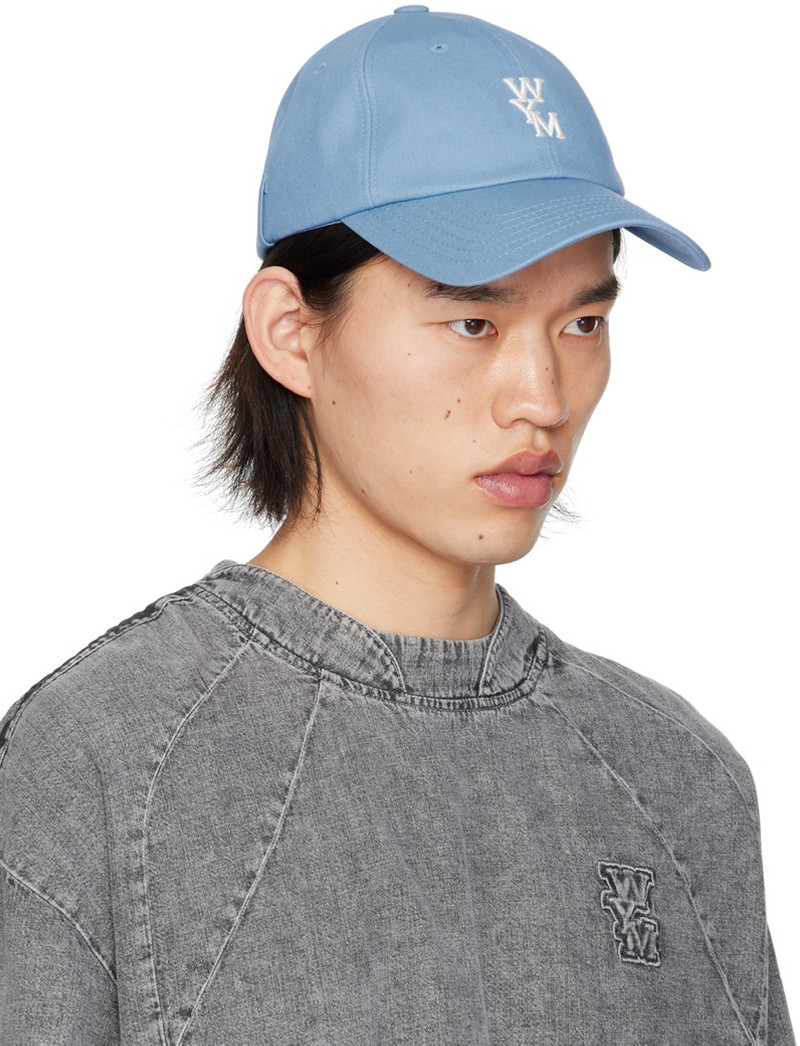 Wooyoungmi Blue Eye Patch Ball Cap outlook