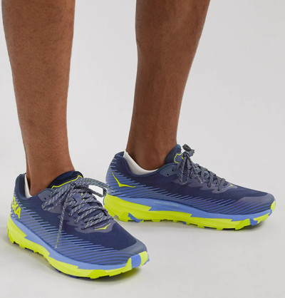 HOKA ONE ONE Torrent 2 Rubber-Trimmed Mesh Trail Running Shoes outlook