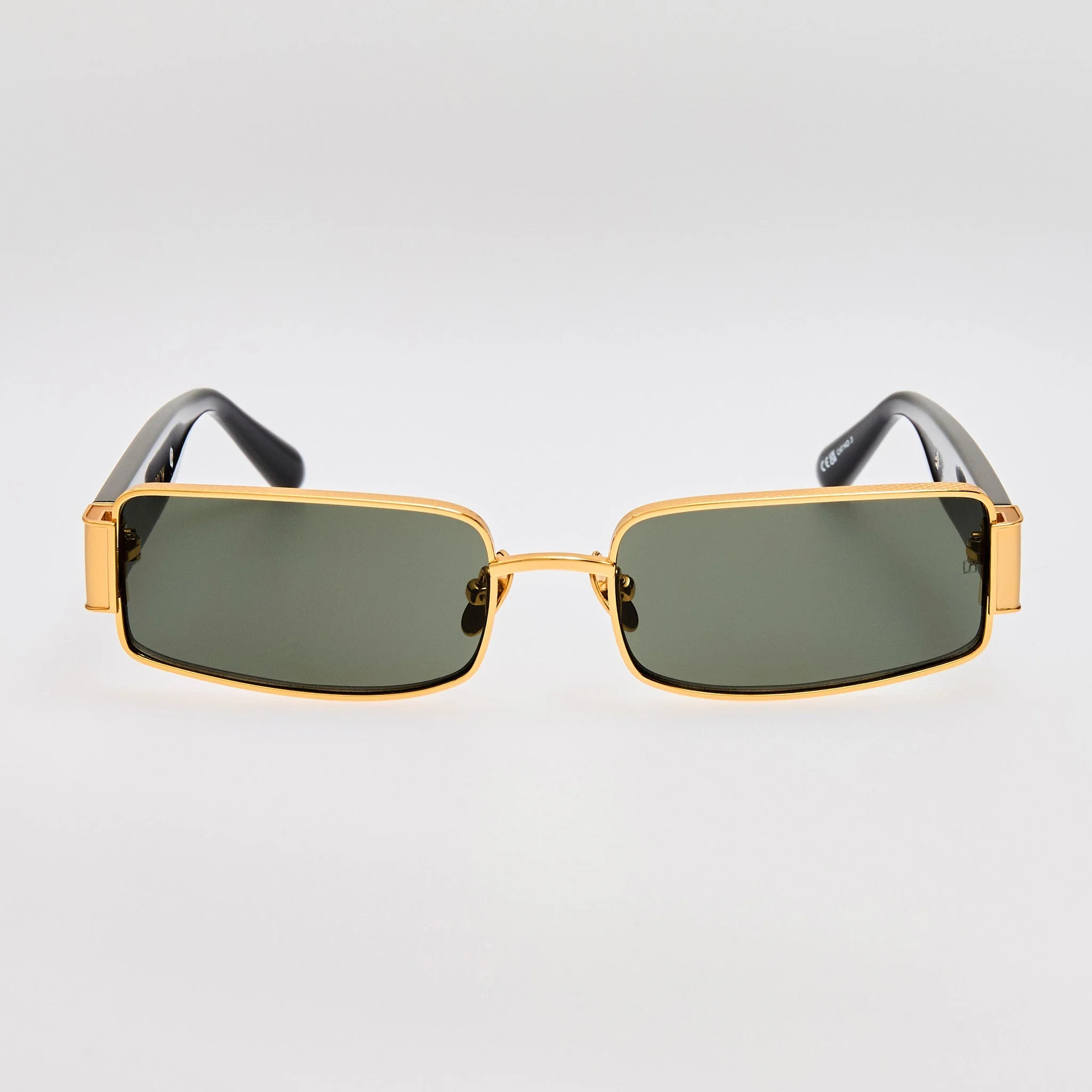Kaia Sunglasses in Grey and Gold - 1
