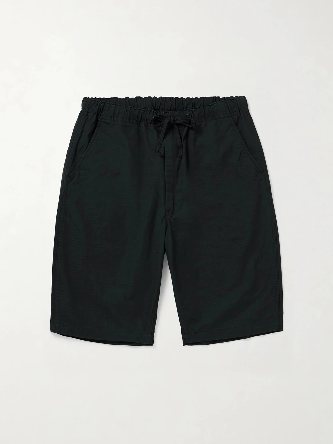 New Yorker Straight-Leg Cotton-Ripstop Drawstring Shorts - 1