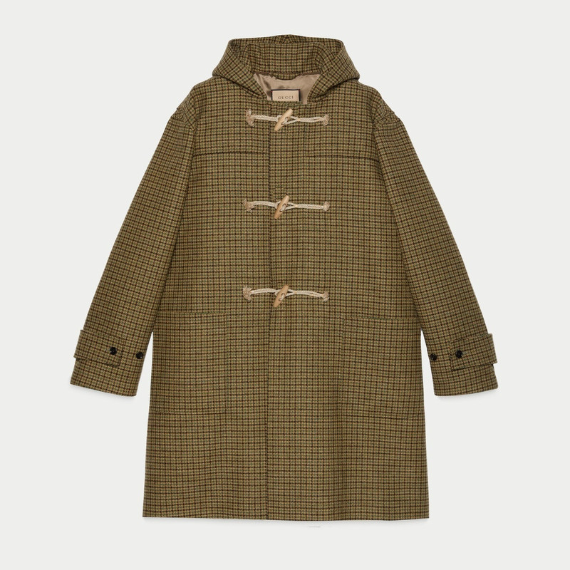 Gucci HA HA HA houndstooth coat 1