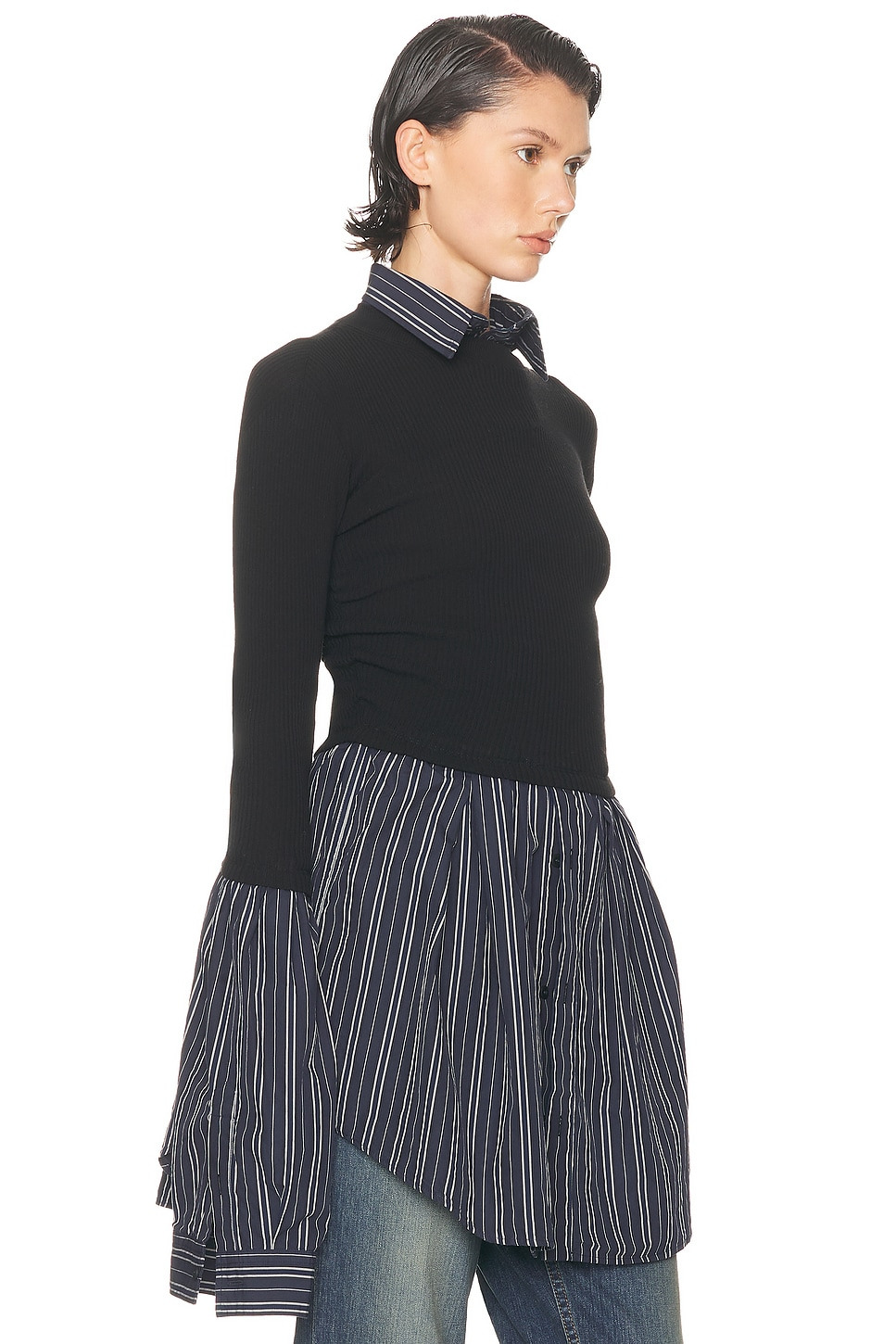 Layered Sweater Top - 2