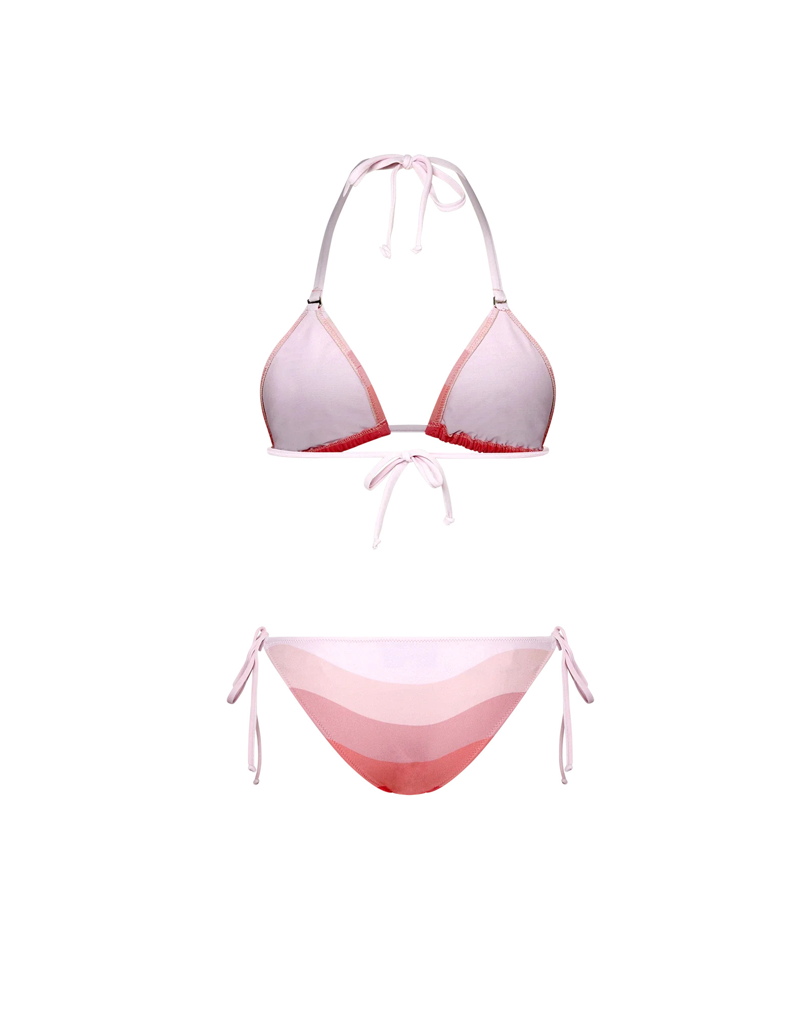 Pink Gradient Bikini Set - 2