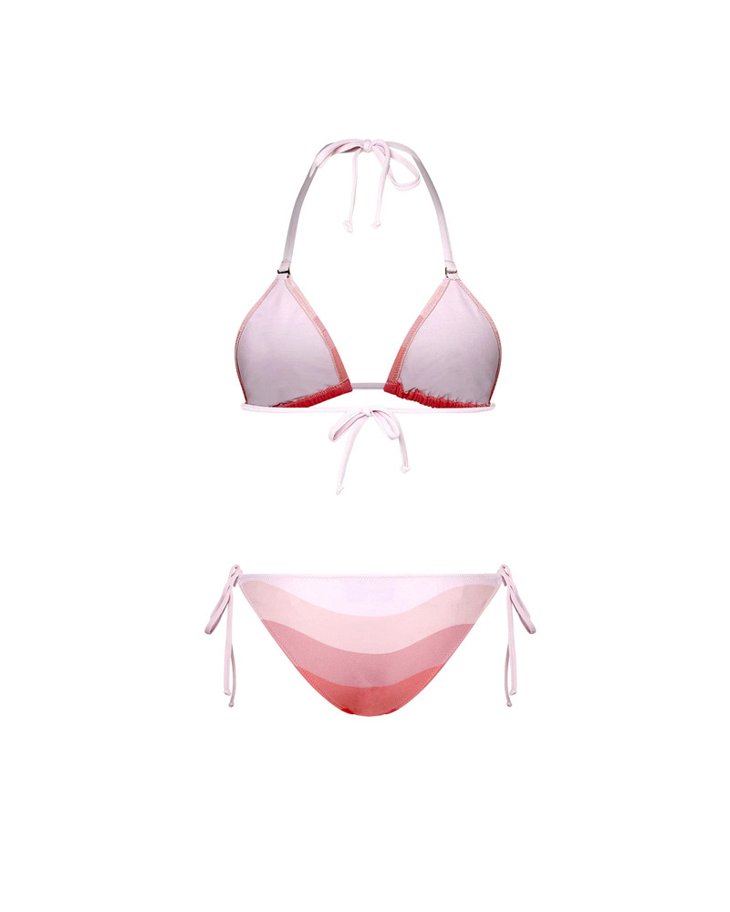 CASABLANCA Pink Gradient Bikini Set outlook