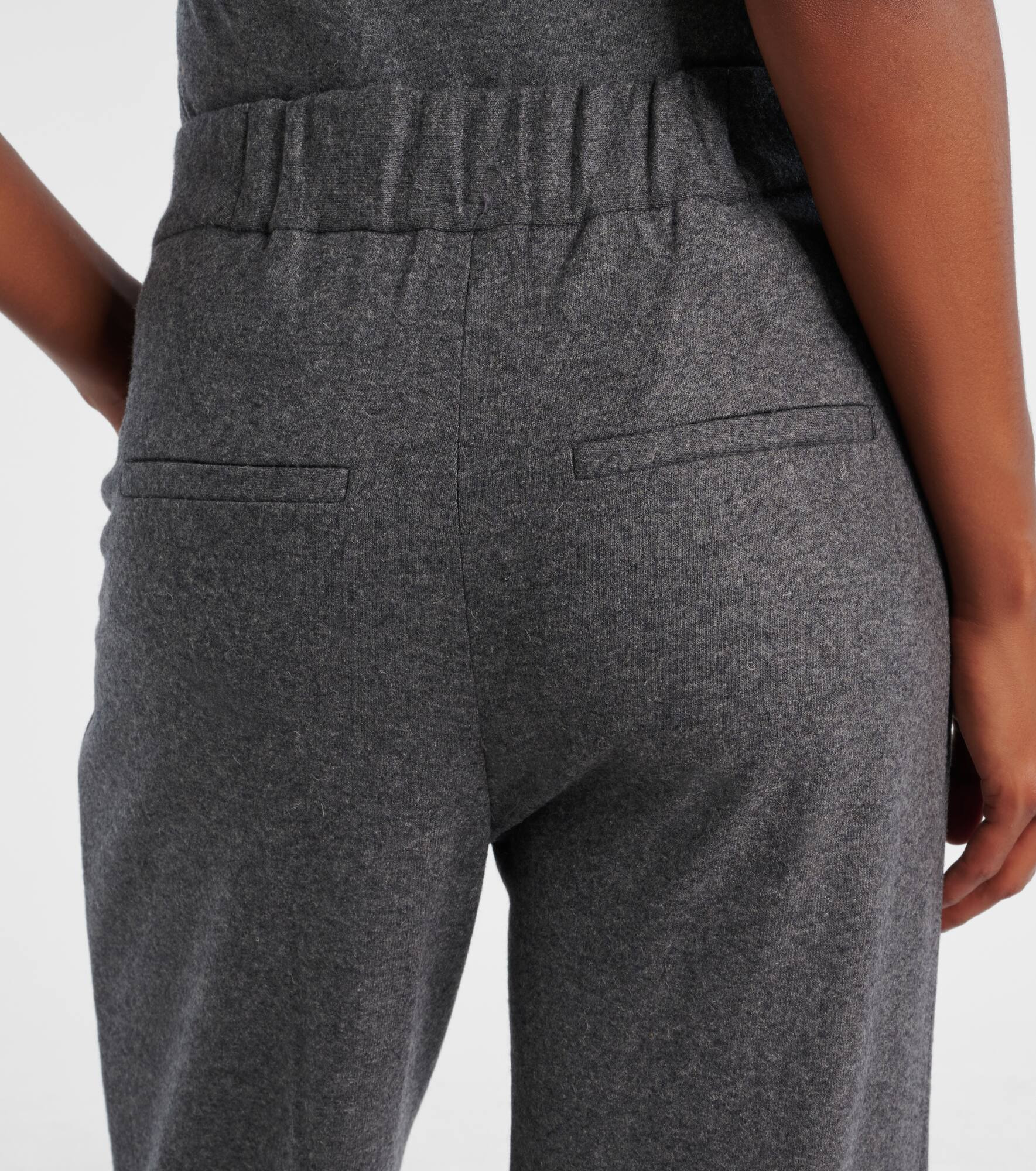 Mid-rise wide-leg pants - 6