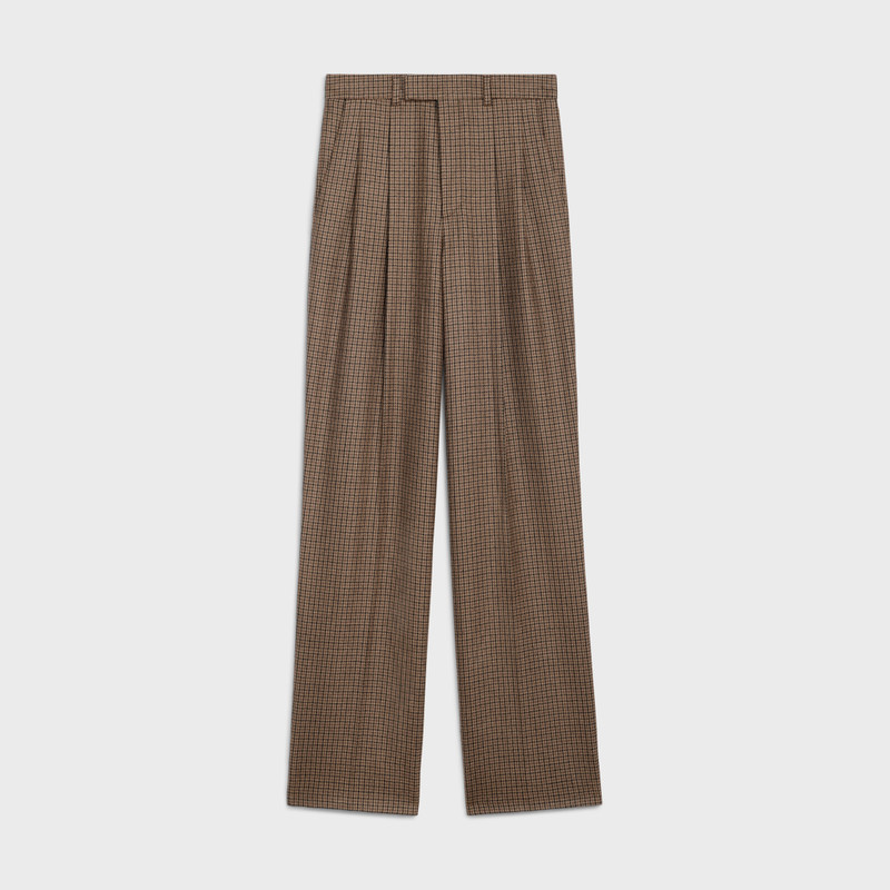MARGARET PANTS IN CHECKED WOOL 1