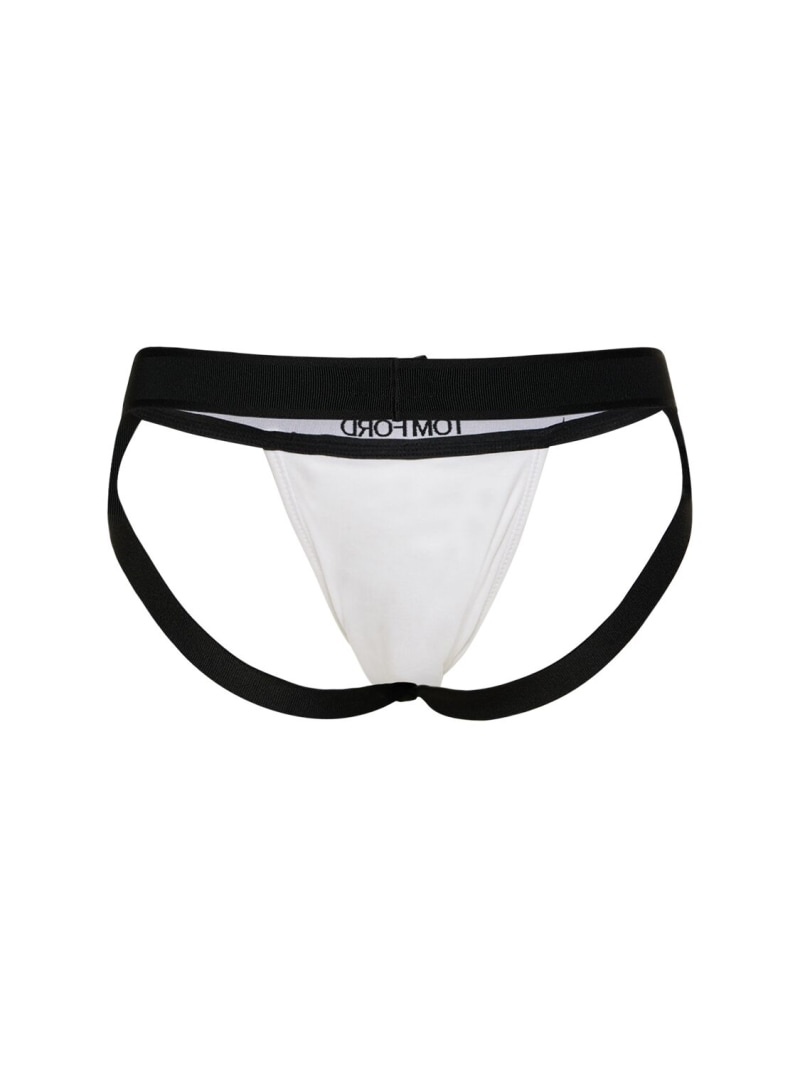 Cotton jersey jock strap - 3