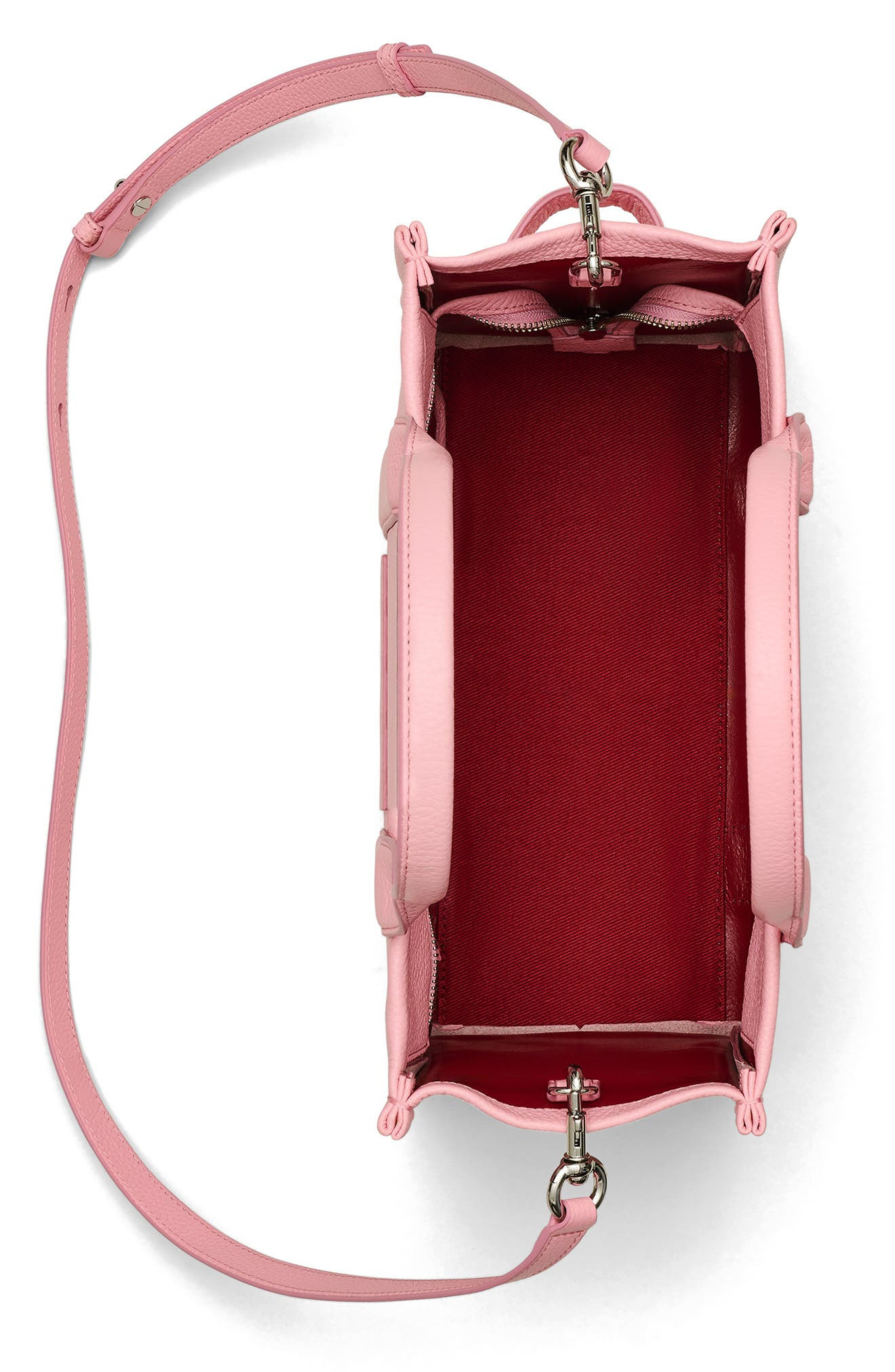 Marc Jacobs The Leather Medium Tote Bag in Ribbon Pink at Nordstrom - 5