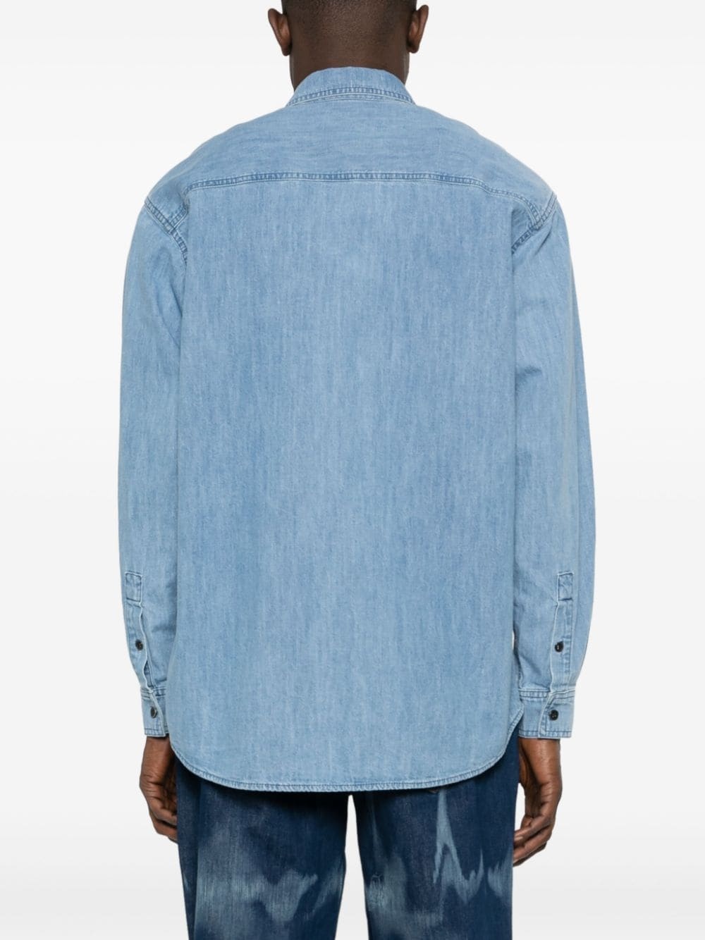 cotton denim shirt - 4