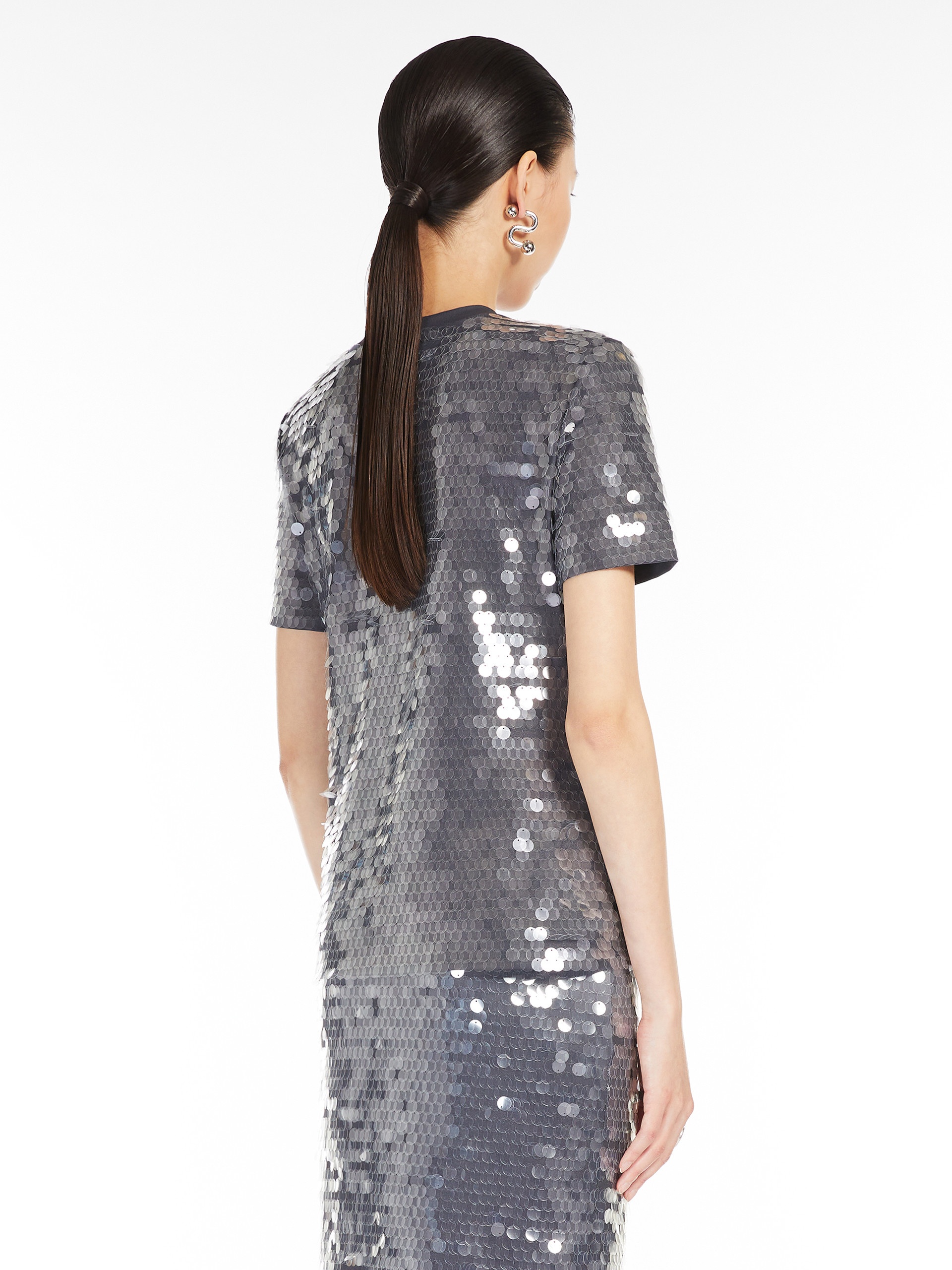 KIBBUTZ Sequinned T-shirt - 4
