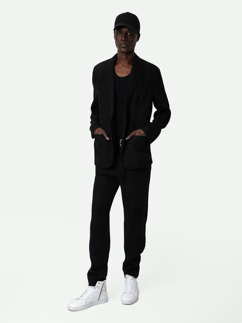 Zadig & Voltaire Viks Linen Blazer outlook
