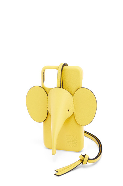 Loewe Elephant cover for iPhone 11 Pro in classic calfskin outlook