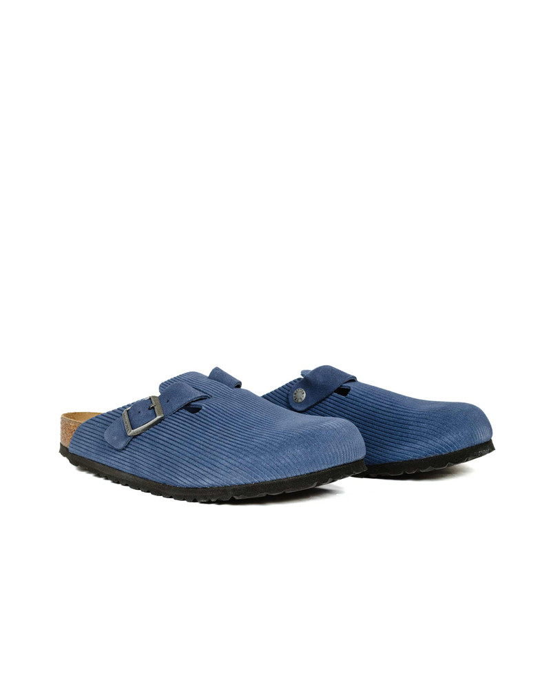 BIRKENSTOCK Boston Indigo Blue Suede Corduroy outlook