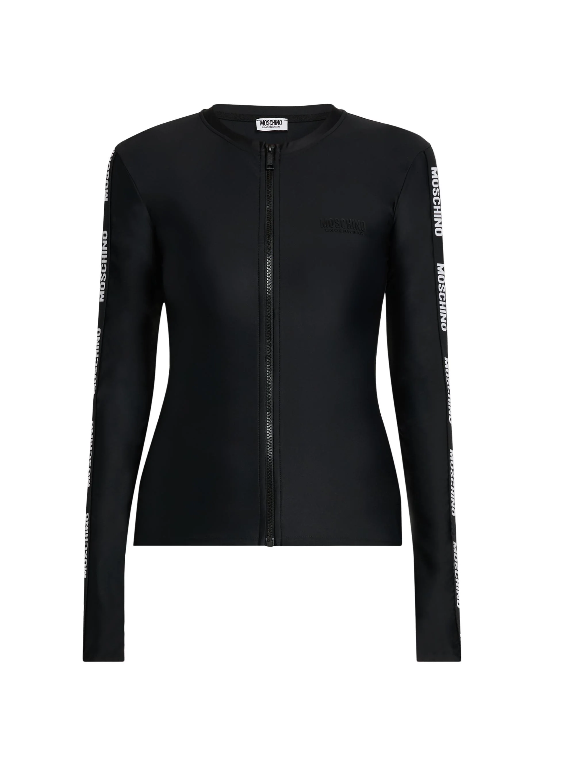 Women's Logo Tech-Fabric Sweatshirt - Black - 1