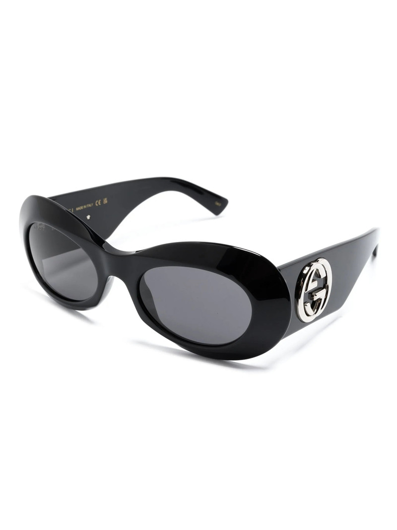 GUCCI Interlocking G Oval-frame Sunglasses outlook