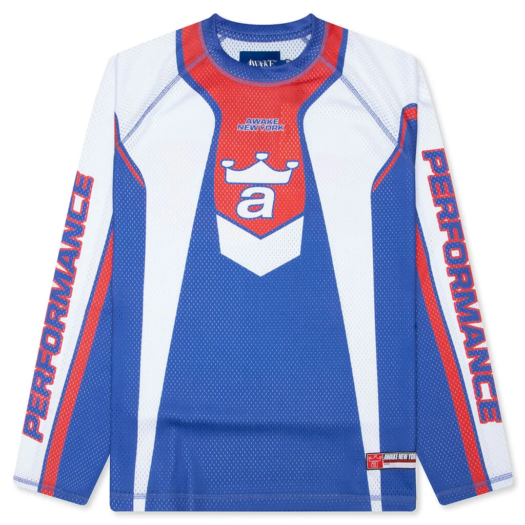 MESH RACER JERSEY - BLUE - 1