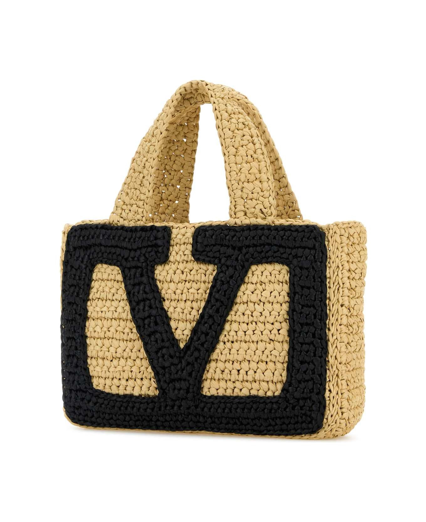 Raffia Small Viva Superstar Shopping Bag - 2
