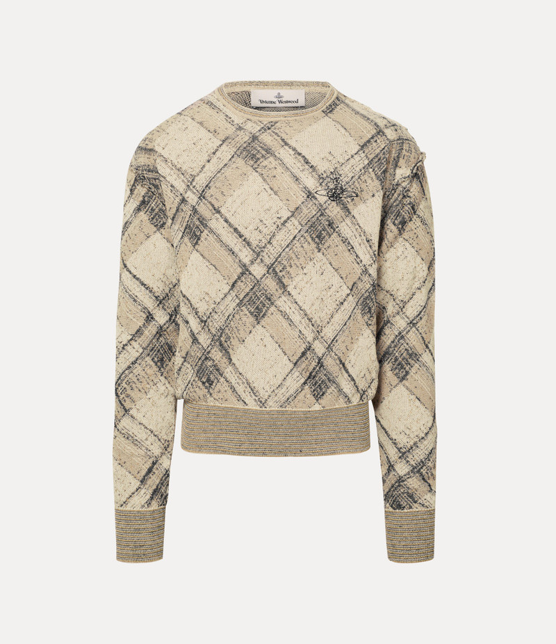 BROKEN TARTAN JUMPER 1