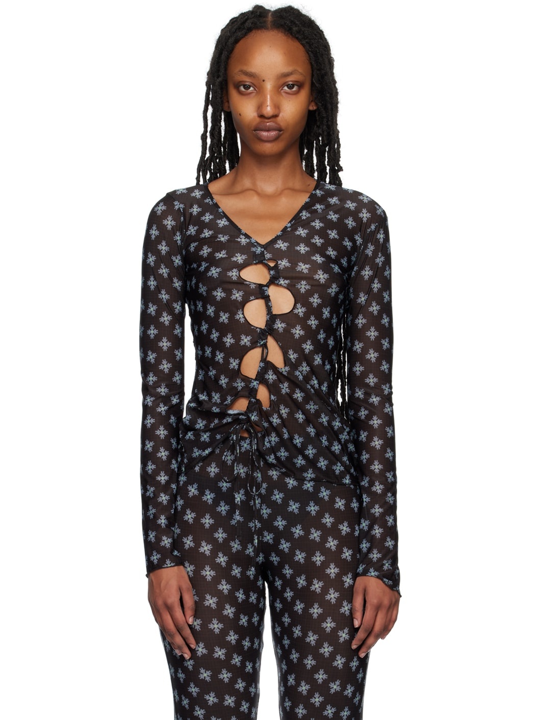 SSENSE Exclusive Black Long Sleeve T-Shirt - 1