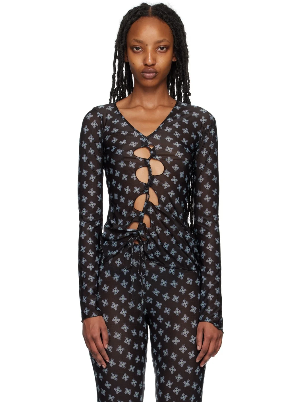 SSENSE Exclusive Black Long Sleeve T-Shirt - 1