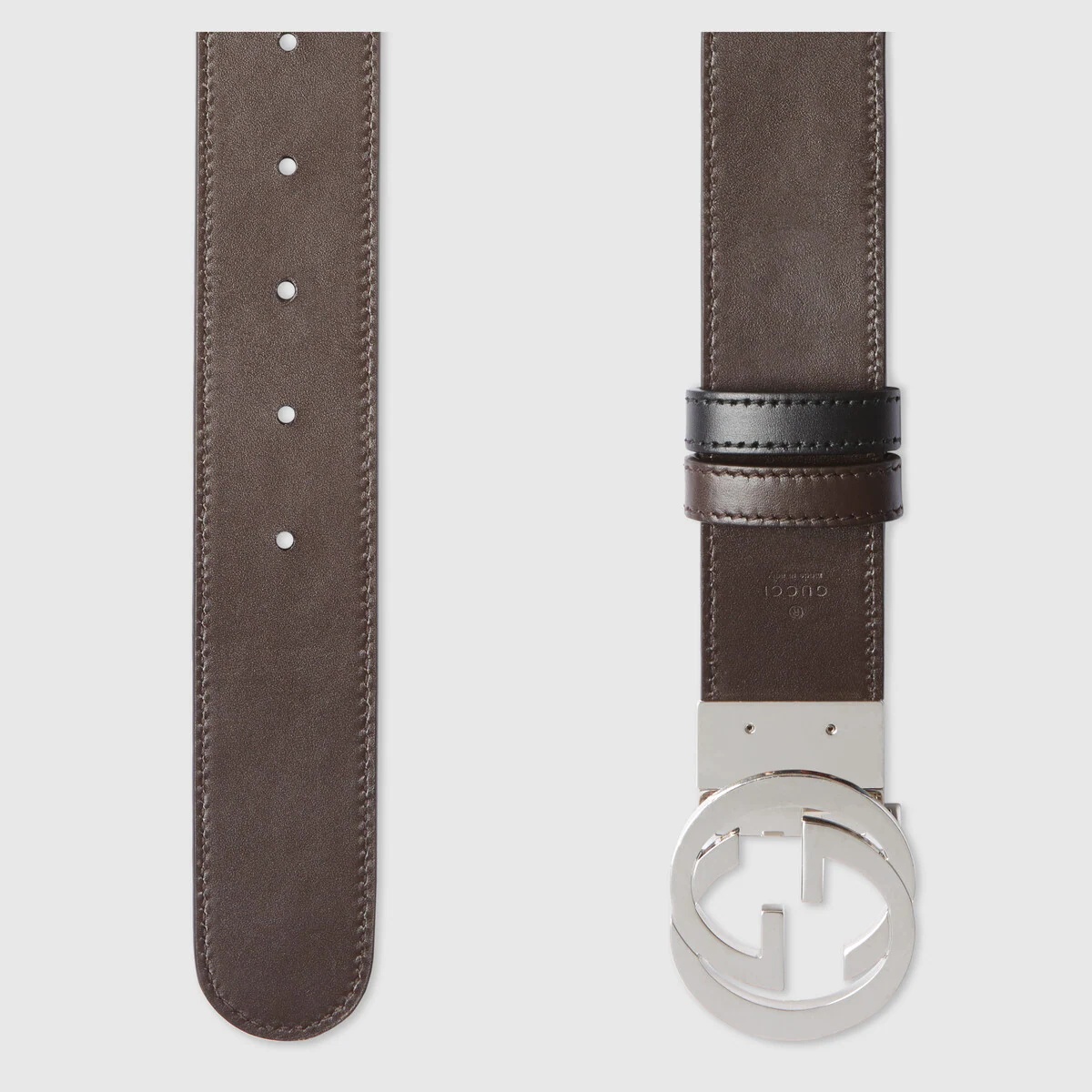 Reversible Gucci Signature belt - 4