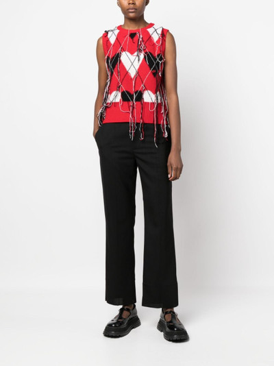 Marni straight-leg tailored trousers outlook