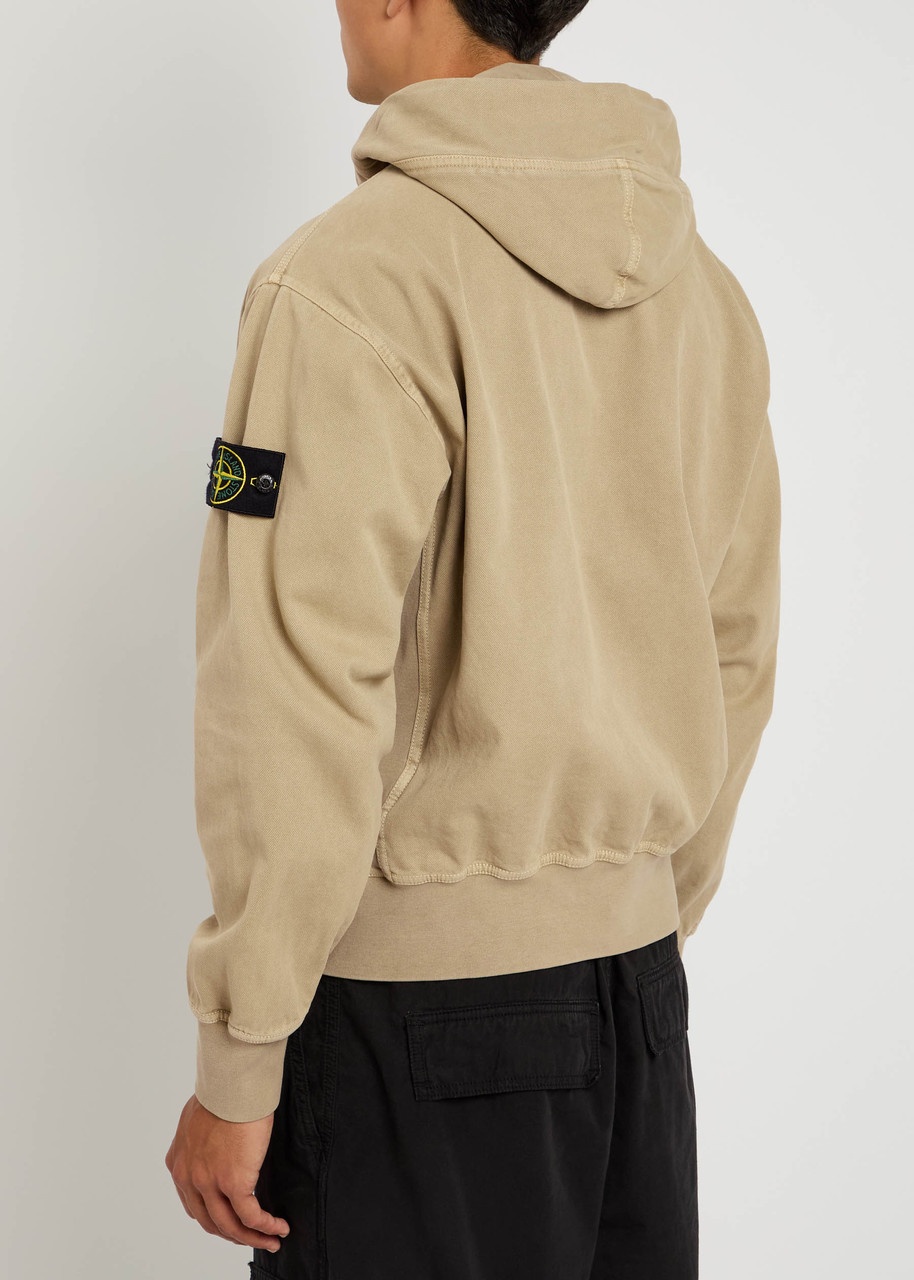 Stone Island Hooded Canvas Work Jacket - 3
