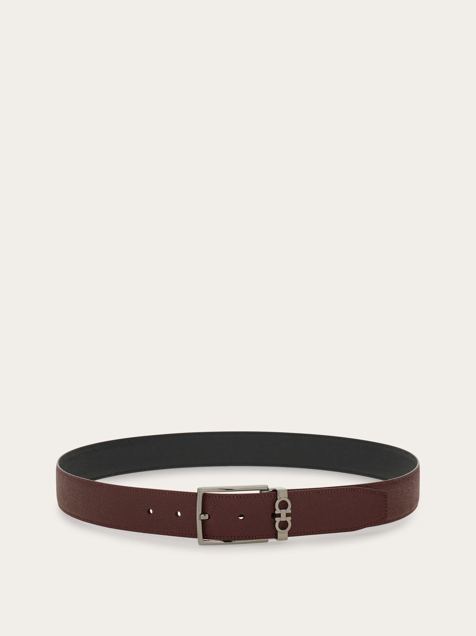 Reversible and adjustable Gancini belt - 3