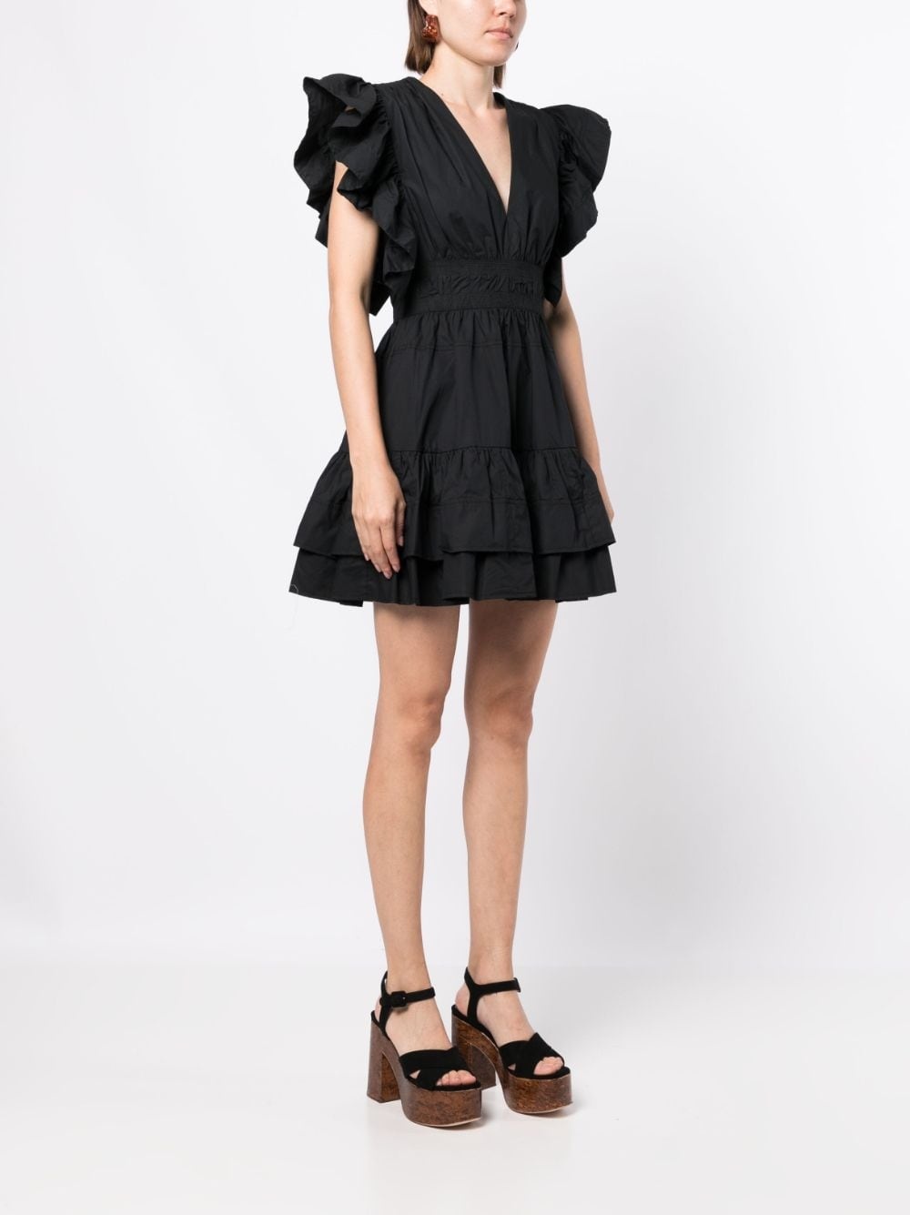 Kiri ruffled mini dress - 3