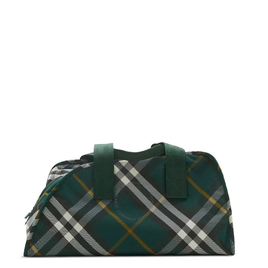 Burberry Medium Holdall Shield Check-Pattern Duffle Bag - 2