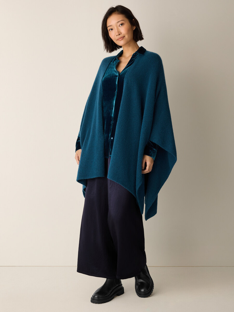 Cashmere Silk Boucle Bliss Serape 1