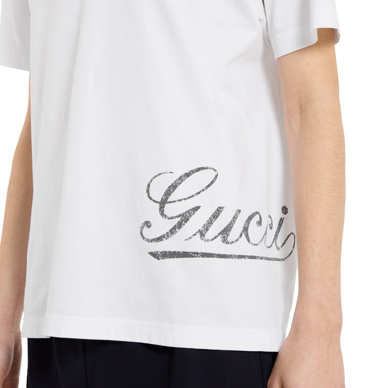 Cotton jersey T-shirt with print 4