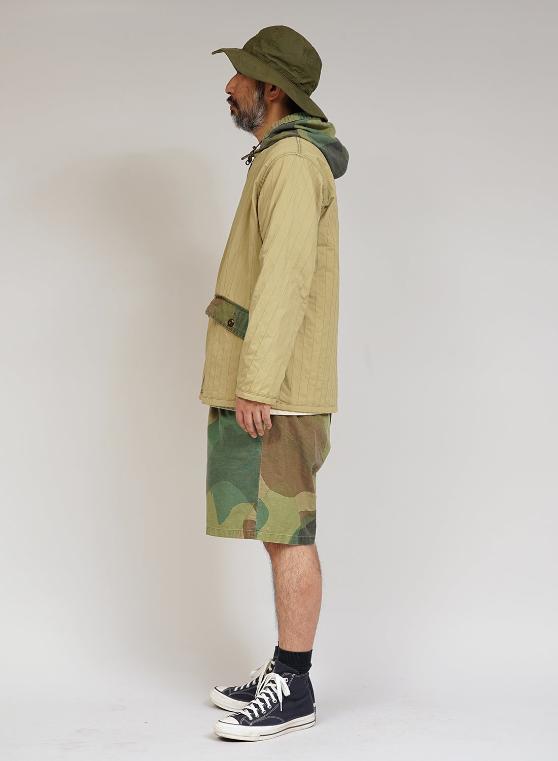 USMC Parka Reversible Fade Camo in Green - 6