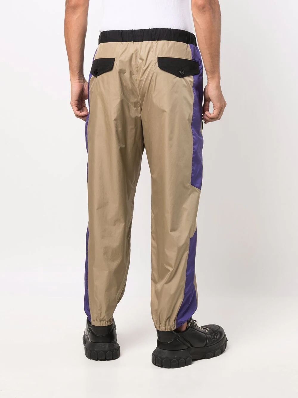 drawstring-fastening track trousers - 4