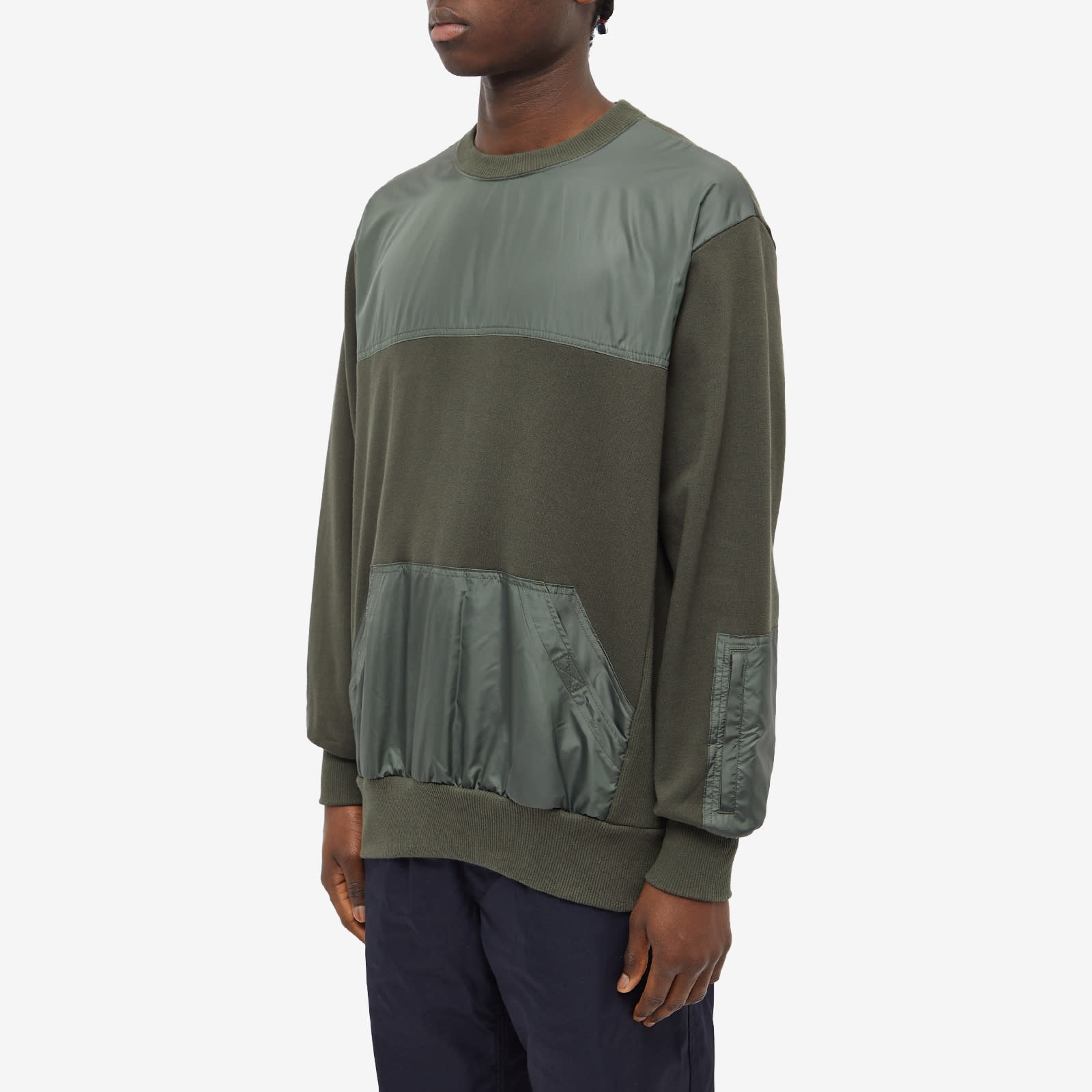 Undercover Nylon Pocket Crew Sweat - 2